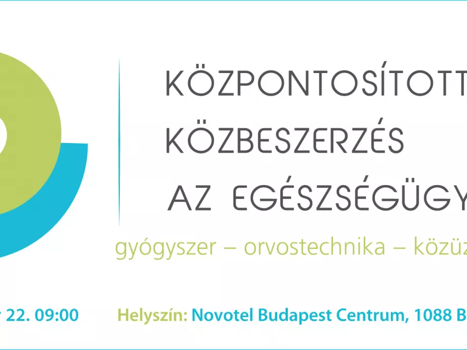 Konferencia ajánló: Központosított közbeszerzés az egészségügyben 2. 