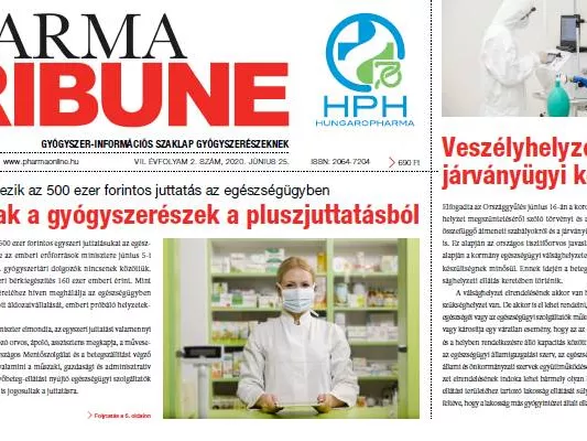 Megjelent a Pharma Tribune 2020. évi 2. lapszáma digitálisan