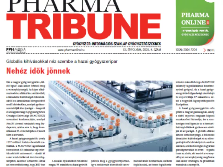 Megjelent a Pharma Tribune 2025. évi 4. száma