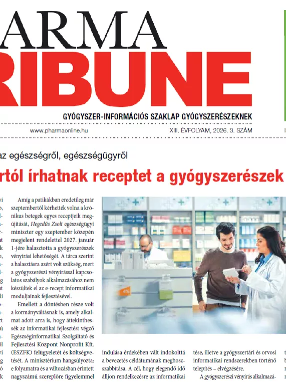 Megjelent a Pharma Tribune 2026. évi 3. száma