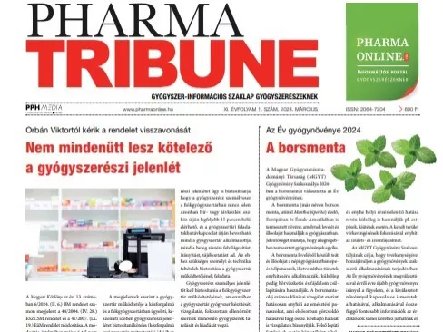 Megjelent a Pharma Tribune 2024. évi 1. száma
