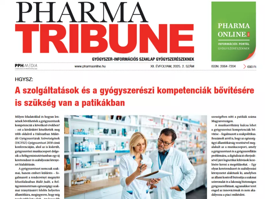 Megjelent a Pharma Tribune 2025. évi 2. száma